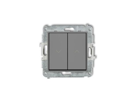 MINI Przycisk żaluzjowy szary mat 27MWP-8