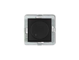 MINI Ściemniacz elektroniczny przyciskowo-obrotowy do lamp LED czarny mat 12MRO-2