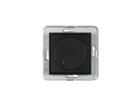 MINI Ściemniacz elektroniczny przyciskowo-obrotowy do lamp LED czarny mat 12MRO-2