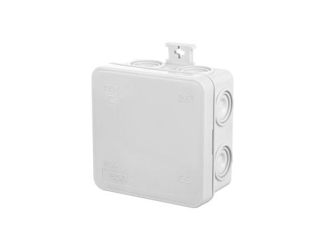 Puszka hermetyczna n/t E7 75x75x39mm pusta IP55 bezhalogenowa szara 0296-00