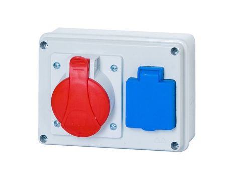 Rozdzielnica budowlana BERGAMO 1x5P 32A 1x2P+Z ITALINE ITA00112 ELIT50522