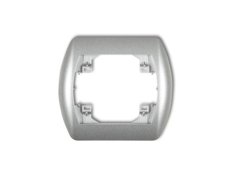 TREND Ramka pozioma pojedyncza srebrny 5RH-1