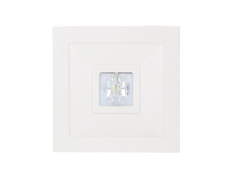 Oprawa awaryjna LOVATO N LED 1W (opt. koryt.) 1h jednozadaniowa biała ECO LED LVNC/1W/E/1/SE