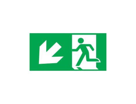 Piktogram wyjście w lewo w dół E4 Intelight do OXIMIA, ramki dwustronnej ORION, SUPREMA