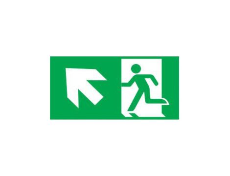 Piktogram wyjście w lewo w górę E5 Intelight do OXIMIA, ramki dwustronnej ORION, SUPREMA