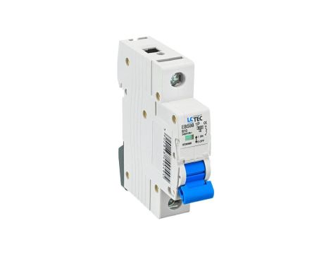 Wyłącznik nadprądowy 1P B 10A 6kA AC LC-Tec EBS9B-1B/10 5902838490495