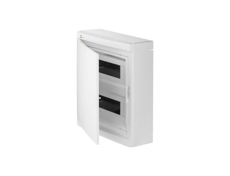 Rozdzielnica modułowa Elegant 2x12 natynkowa IP40 N+PE drzwi białe 2425-00