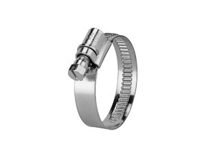 Opaska zaciskowa ślimakowa skręcana 16-25 mm, szerokość 9 mm, stal W2
