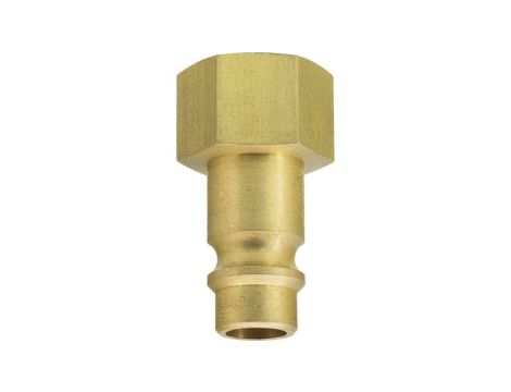 Króciec szybkozłącza Ludecke DN7,2 typ 26, G 3/8 GW, wtyk szybkozłącza, mosiądz