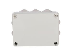 Puszka n/t hermetyczna 150x110x70 10 dławików IP65 szara S-BOX 306