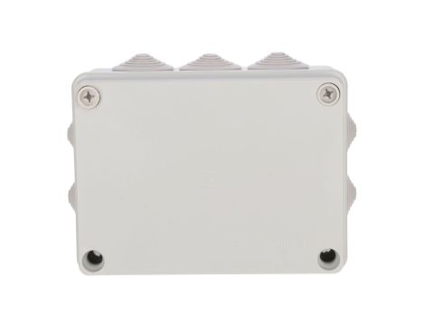 Puszka n/t hermetyczna 150x110x70 10 dławików IP65 szara S-BOX 306