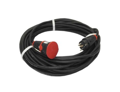 Przedłużacz budowlany elCORD 16A 230V IP44 15m H07RN-F 3G1,5 z wtyczką uni-schuko i gniazdem z zatyczką 30125150