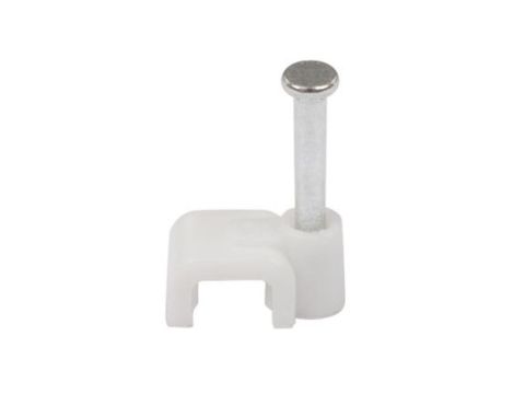 Uchwyt kablowy z gwoździem czarny UKP 6mm (6/6) 220169 /100szt/