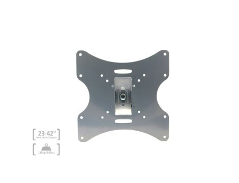 Uchwyt do telewizora lub monitora 23-50 30kg uniwersalny srebrny max VESA 200x200 Maclean MC-501AS