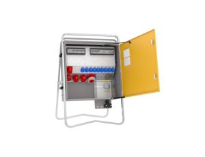 Rozdzielnica budowlana elBOX-XL Z63-012209 IP44 zaciski 5x50 mm2 gn: 9xGK 230V 16A 2xCEE 16A 2xCEE 32A 1xCEE 63A 2xRCCB 76427010