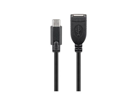 Przedłużacz USB 2.0 HighSpeed USB-A - USB-C 0,2m 55470
