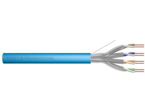 Kabel teleinformatyczny U/FTP kat.6a 4x2xAWG23 LS0H drut niebieski CPR: Dca-s1a,d0,a1 /500m/