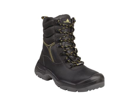 Buty robocze ze skórzany krupon barwiony gładki amagnetyczne S3 SRC kolor czarny rozmiar 42 CALYPS3NO42