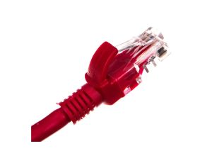 Kabel krosowy patchcord U/UTP kat.6 5m czerwony