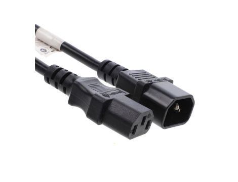 Przedłużacz kabla zasilającego IEC 320 C13 - C14 3m VDE czarny CA-C13E-11CC-0030-BK