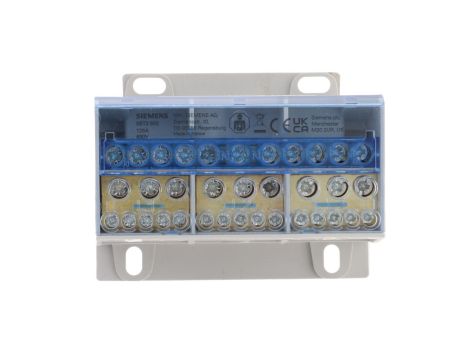 Blok rozdzielczy 125A 3P 690V 1x25-35mm2 4x16mm2 7x10mm2 DIN 5ST2502