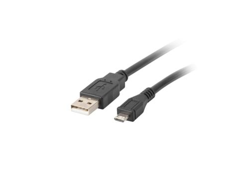 Przewód połączeniowy USB 2.0 High Speed 1m USB - microUSB czarny CA-USBM-10CC-0010-BK