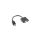 Adapter DisplayPort M - DVI-D (24+5) F, czarny 10cm AD-0007-BK