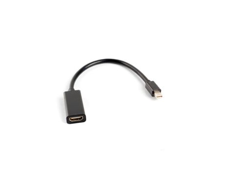 Adapter mini DisplayPort 1.2 - HDMI 0,1m czarny AD-0005-BK