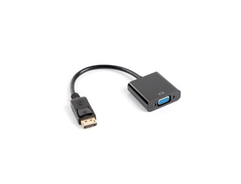 Adapter DisplayPort 1.1 - VGA 0,1m czarny AD-0002-BK