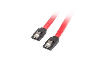 Kabel SATA DATA III (6GB/s) 0,5m z zatrzaskami metalowymi CA-SASA-14CU-0050-R