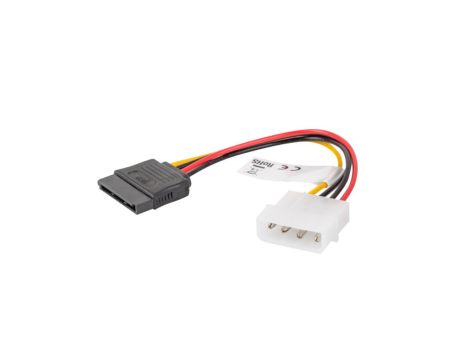 Kabel zasilający MOLEX (F) - SATA(M) 15cm CA-HDSA-10CU-0015