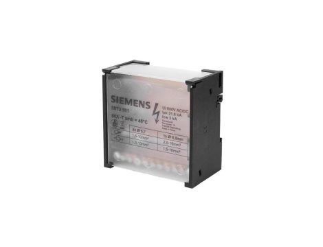 Blok rozdzielczy 80A 4P 500V 1x6-16mm2 + 8x4-10mm2 DIN 5ST2501
