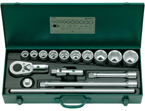 STAHLWILLE - 55/10/6 3/4 Komplet kluczy nasadowych 55/10/6 16 szt. - 96050104