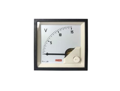 Woltomierz analogowy panelowy DC -10C do +65C RS PRO