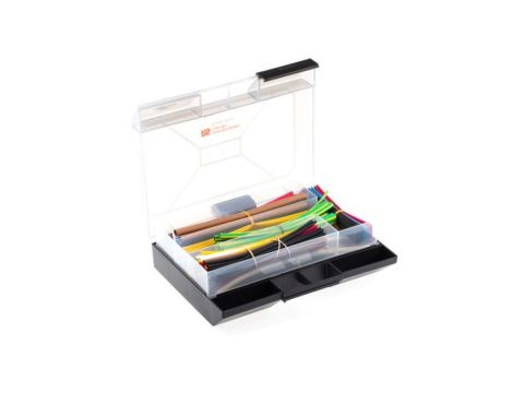 Zestaw tulei kablowej Black, Blue, Brown, Green/Yellow, Red, White, Yellow Poliolefina, 2:1, 3:1 Shrink Ratio RS PRO