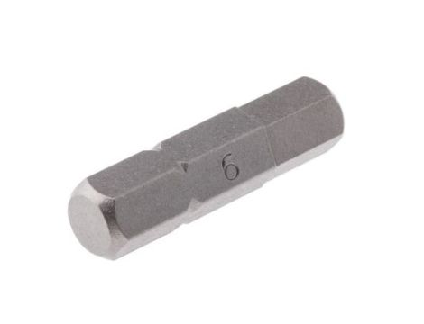 Końcówka wkrętaka, materiał Stal chromowo-wanadowa, Sześciokątny 6