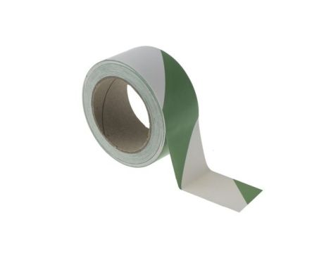 Taśma drogowa kolor: Zielony/biały, 50mm x 33m, RS PRO