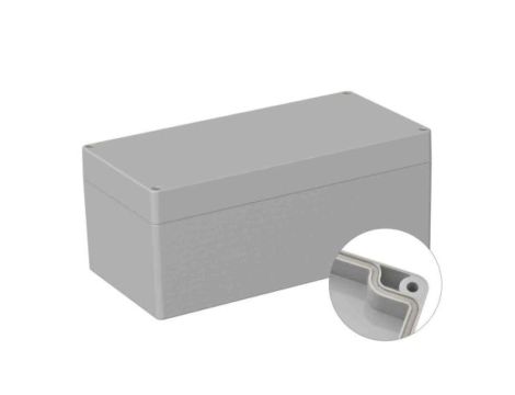 Obudowa ogólnego użytku ekranowana Szary IP66 Silikon, 120 x 240.5 x 100.5mm, RS PRO 5U3