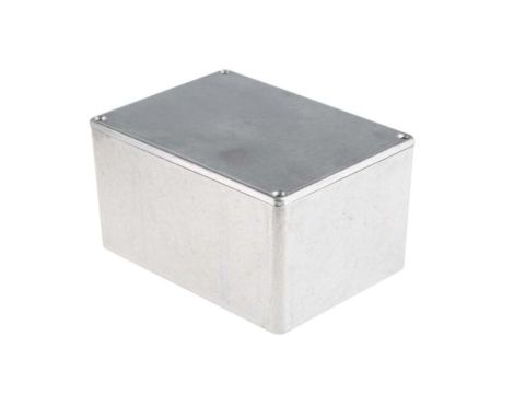 Obudowa ekranowana Srebrny, 139.1 x 101.5 x 76.7mm, RS PRO