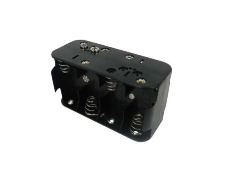 Uchwyt do baterii, x 8, montaż zatrzaskowy