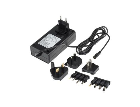 Ładowarka akumulatorów, Akumulator, typ baterii: Litowo-jonowe, wtyczka: AUS, EURO, WB, USA, wymiary: 118 x 62 x 35mm