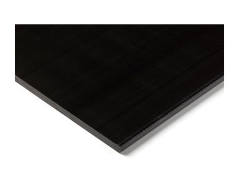 Arkusz tworzywa sztucznego Czarny, 500mm x 300mm x 12mm