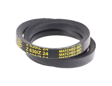 Pas napędowy, profil Z, materiał: PET, guma, 10mm x 6mm x 610mm, RS PRO