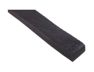 Taśma piankowa, 10m x 25mm x 10mm, kolor: Czarny, RS PRO