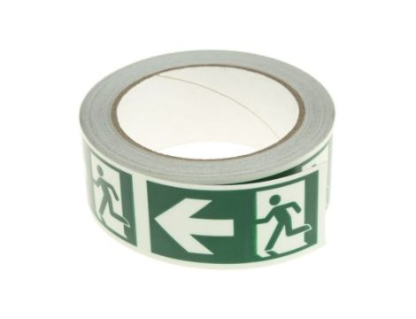 Taśma odblaskowa, kolor: Zielony, 40mm x 10m, RS PRO