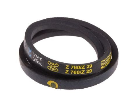 Pas napędowy, profil Z, materiał: PET, guma, 10mm x 6mm x 730mm, RS PRO