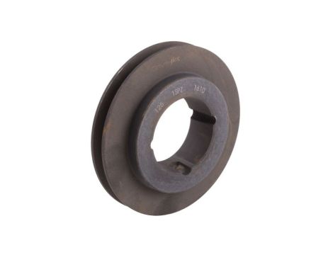 Krążek, śr. całkowita: 129mm, śr. otworu: 42mm, l. rowków: 1, Żeliwo, stal