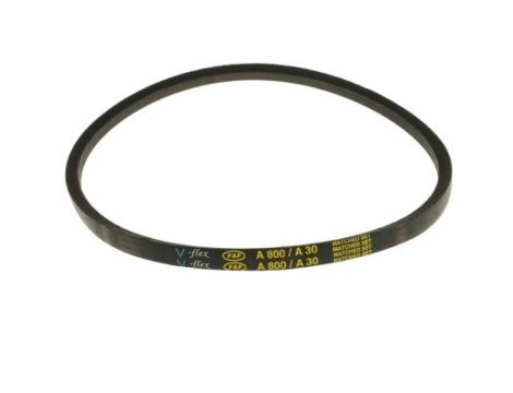 Pas napędowy, profil A, materiał: PET, guma, 13mm x 8mm x 767mm, RS PRO