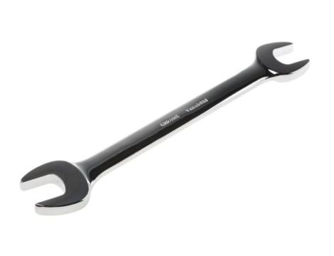 Klucz otwarty dwustronny, roz. 18 x 19 mm, dł. 227 mm, materiał: Stal chromowo-wanadowa, RS PRO