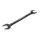 Klucz otwarty dwustronny, roz. 18 x 19 mm, dł. 227 mm, materiał: Stal chromowo-wanadowa, RS PRO